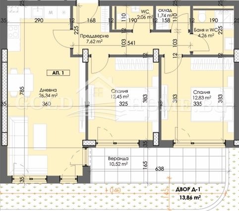 Zu verkaufen  2 Schlafzimmer Plowdiw , Trakija , 107 qm | 68311426 - Bild [9]