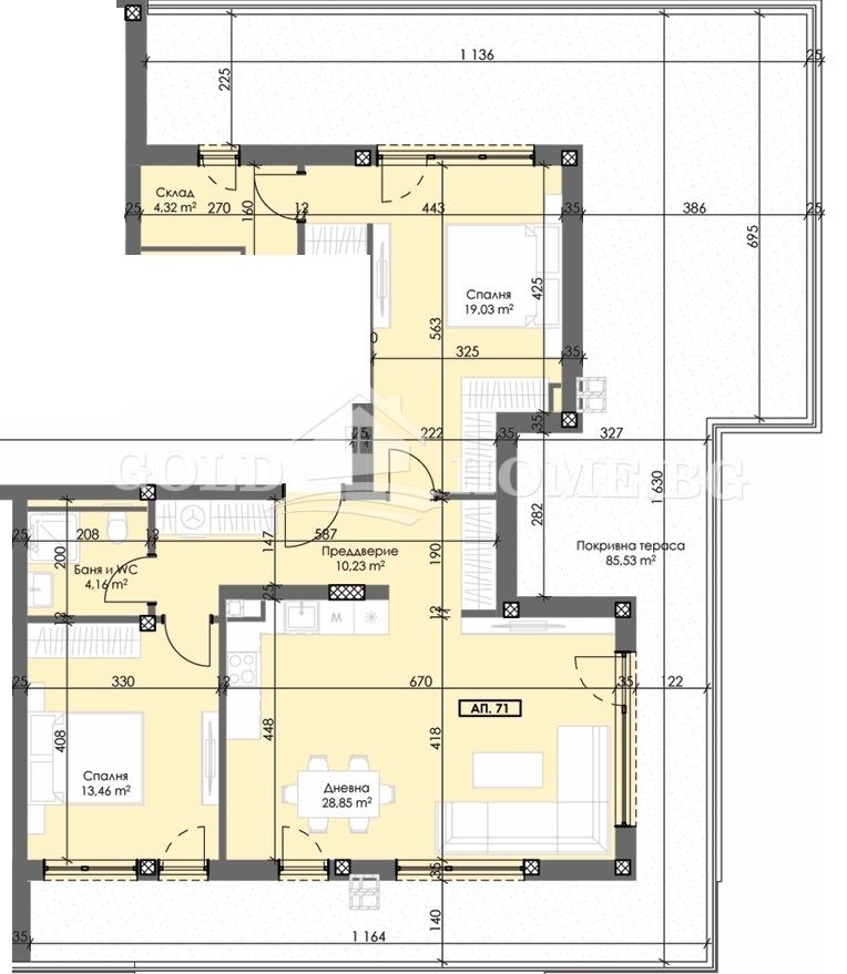 Продава 3-СТАЕН, гр. Пловдив, Тракия, снимка 12 - Aпартаменти - 46622953