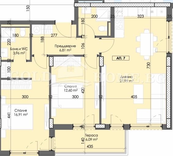 На продаж  2 спальні Пловдив , Тракия , 107 кв.м | 68311426 - зображення [6]