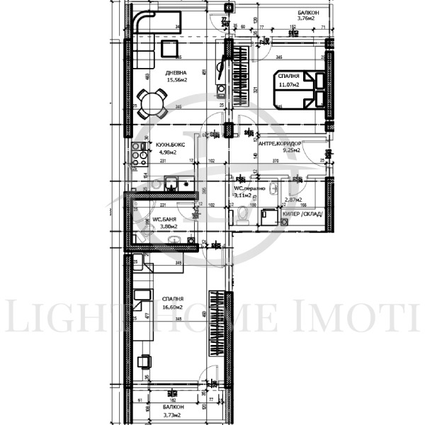 Продава 3-СТАЕН, гр. Пловдив, Тракия, снимка 4 - Aпартаменти - 48151523