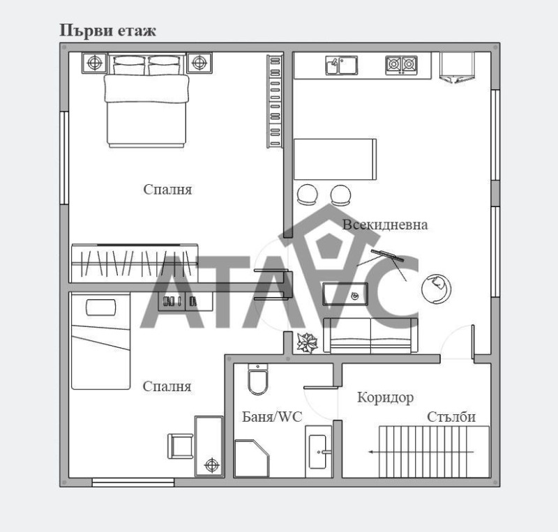 Eladó  Ház régió Plovdiv , Katunica , 100 négyzetméter | 85050616 - kép [3]