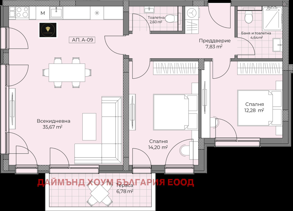 Продава 3-СТАЕН, гр. Пловдив, Остромила, снимка 2 - Апартаменти - 50313697