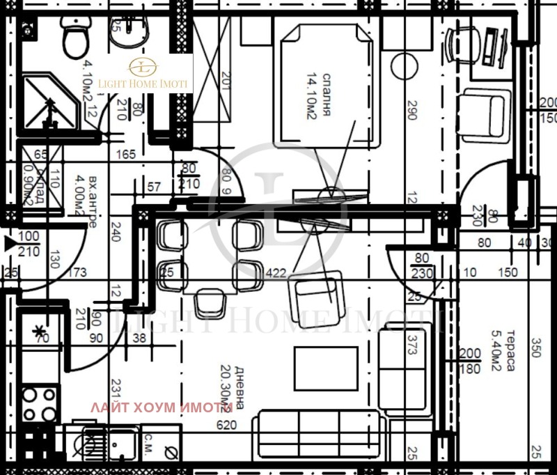 À vendre  1 chambre Plovdiv , Yujen , 66 m² | 37260816 - image [6]