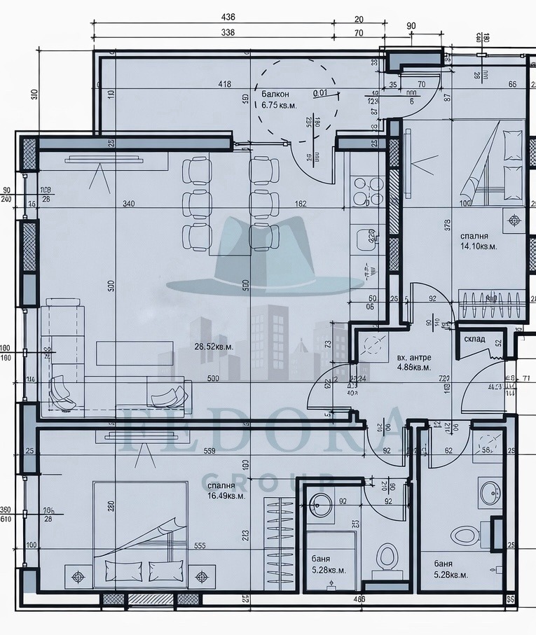 Продава 3-СТАЕН, гр. Пловдив, Отдих и култура, снимка 8 - Апартаменти - 53688449