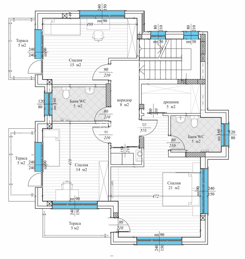 Til salg  Hus region Plovdiv , Markovo , 270 kvm | 21027689 - billede [17]
