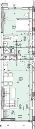 Продава  2-стаен град Пловдив , Южен , 66 кв.м | 42335803 - изображение [2]