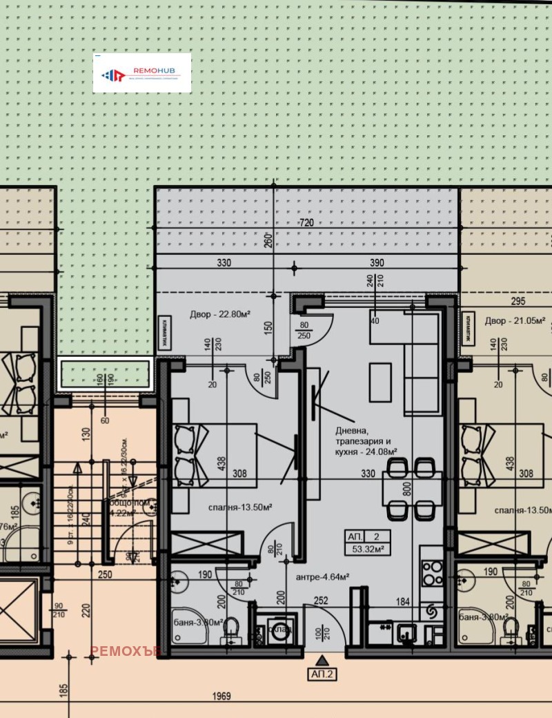 In vendita  1 camera da letto Sofia , Malinova dolina , 60 mq | 86898046 - Immagine [2]