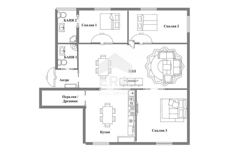 Продава МНОГОСТАЕН, гр. София, Център, снимка 3 - Апартаменти - 54124575