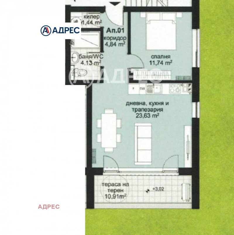 Продава 2-СТАЕН в град Варна, Виница - 72 кв.м / 104 400 € » 204 188.65 лв., АДРЕС