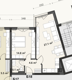 1 quarto Ovtcha kupel 2, Sofia 2