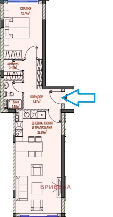Na sprzedaż  1 sypialnia Sofia , Ljulin 4 , 75 mkw | 40790709 - obraz [6]