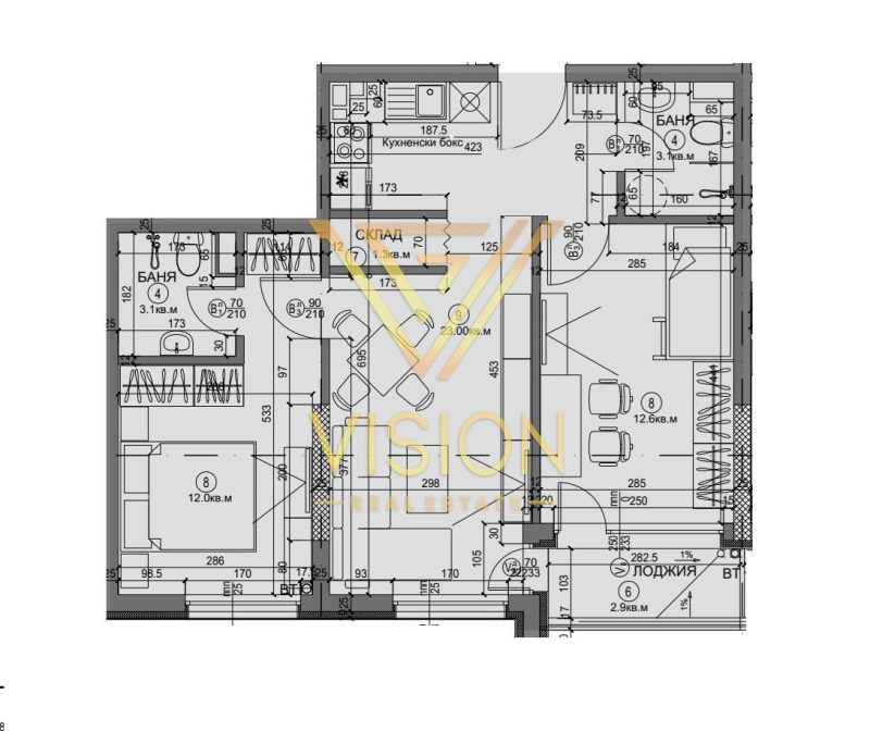 Продава 3-СТАЕН, гр. София, Красно село, снимка 1 - Aпартаменти - 47937806