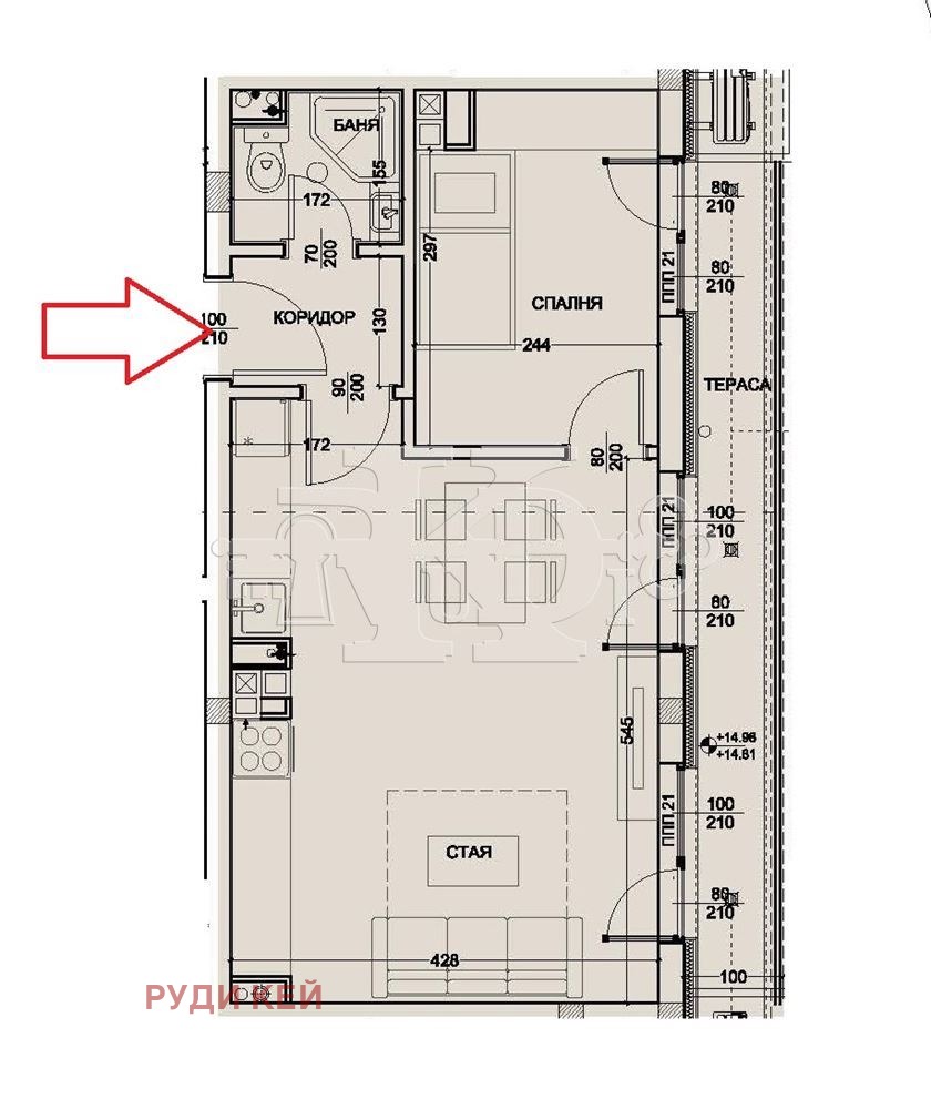 Продава 2-СТАЕН, гр. Варна, Левски 2, снимка 2 - Апартаменти - 50193982