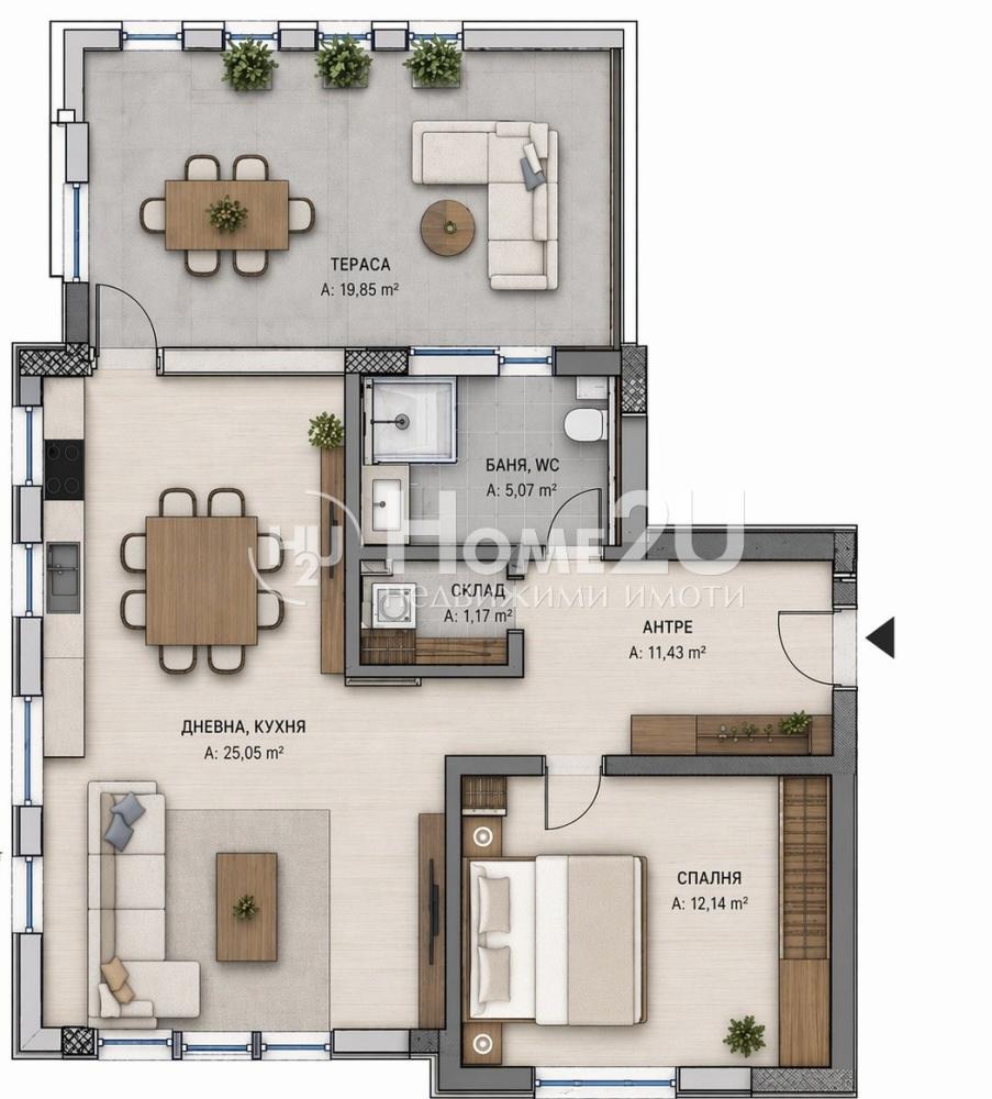 Продава 2-СТАЕН, гр. Асеновград, област Пловдив, снимка 5 - Апартаменти - 54229098