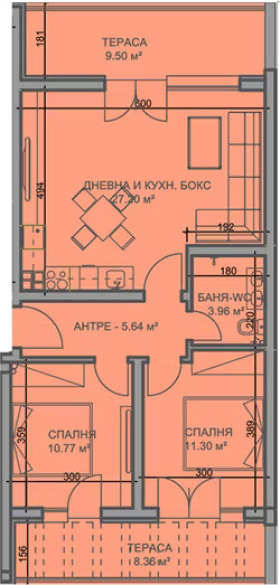Продава 3-СТАЕН, гр. Пловдив, Прослав, снимка 4 - Апартаменти - 53913395