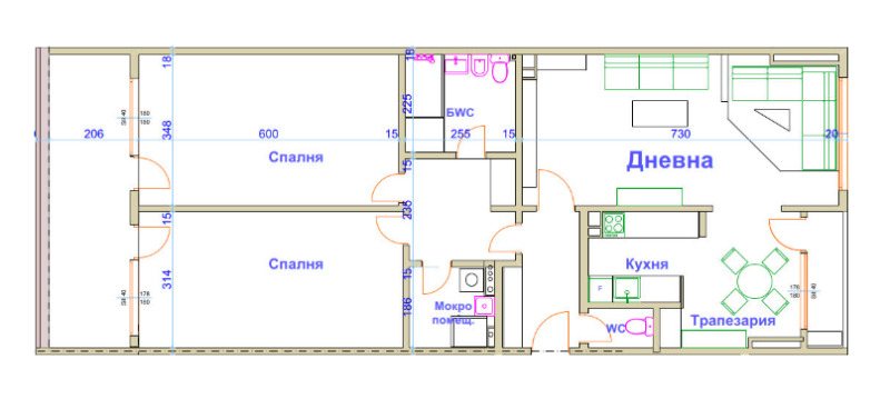 Продава 3-СТАЕН, гр. София, Овча купел, снимка 10 - Aпартаменти - 47361438