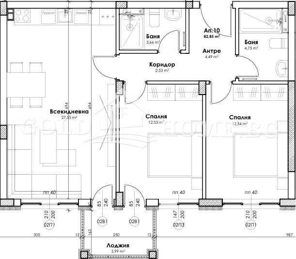 Продава 3-СТАЕН, гр. Пловдив, Прослав, снимка 2 - Апартаменти - 52245853