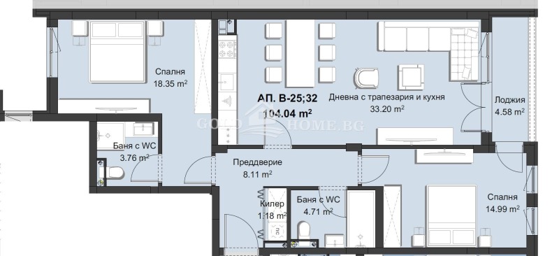 Продава 3-СТАЕН, гр. Пловдив, Христо Смирненски, снимка 3 - Апартаменти - 52464375