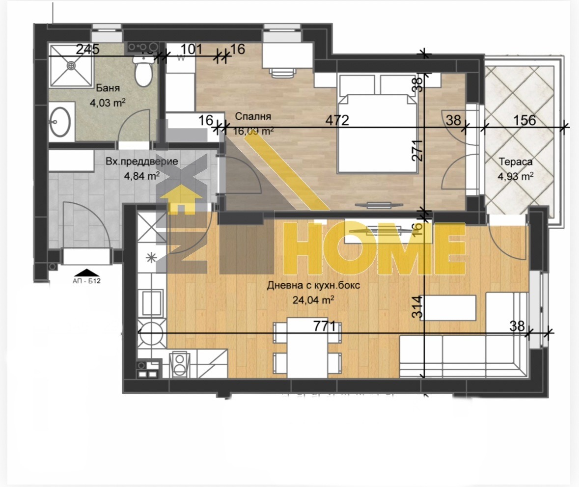 Продава 2-СТАЕН, гр. Пловдив, Остромила, снимка 8 - Апартаменти - 54132013