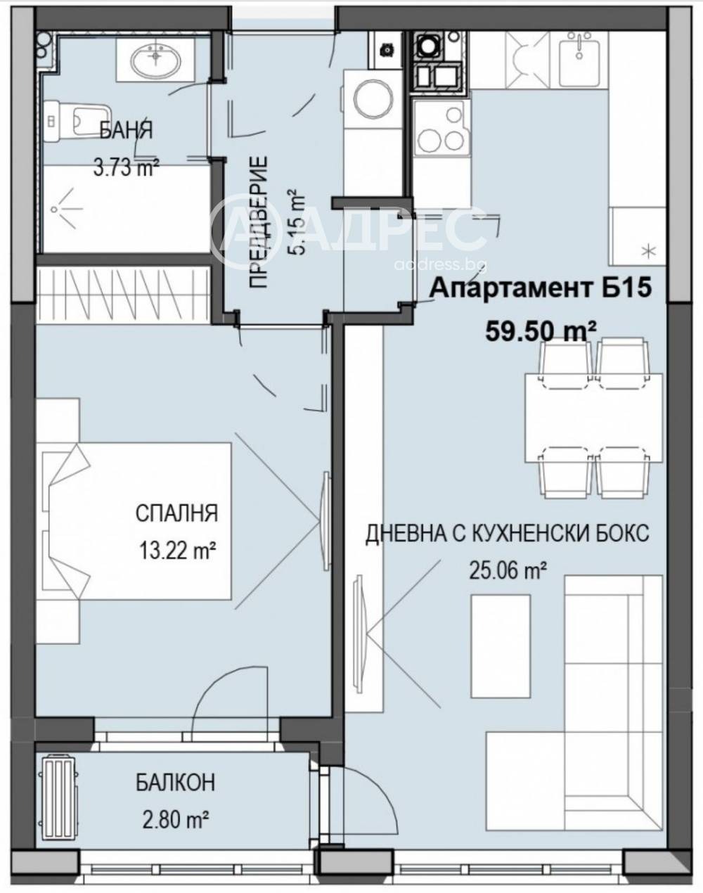 Продава 2-СТАЕН, гр. София, Кръстова вада, снимка 4 - Апартаменти - 54942066
