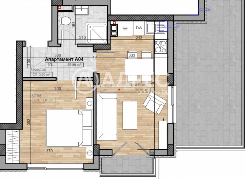 Продава 2-СТАЕН, гр. София, Манастирски ливади, снимка 3 - Апартаменти - 51362221