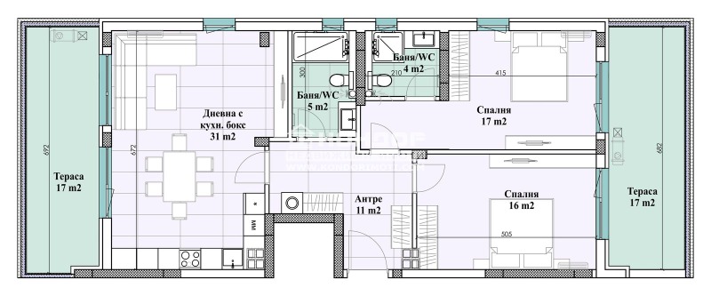 Zu verkaufen  2 Schlafzimmer Plowdiw , Wastanitscheski , 145 qm | 48302359 - Bild [13]