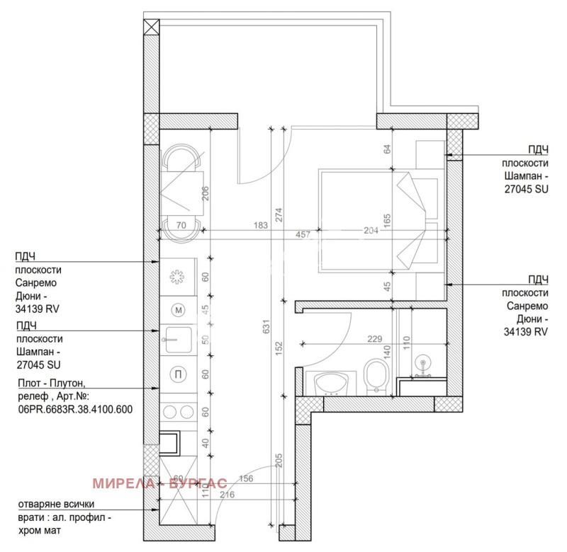 In vendita  Studio regione Burgas , k.k. Slanchev briag , 37 mq | 75731021 - Immagine [10]