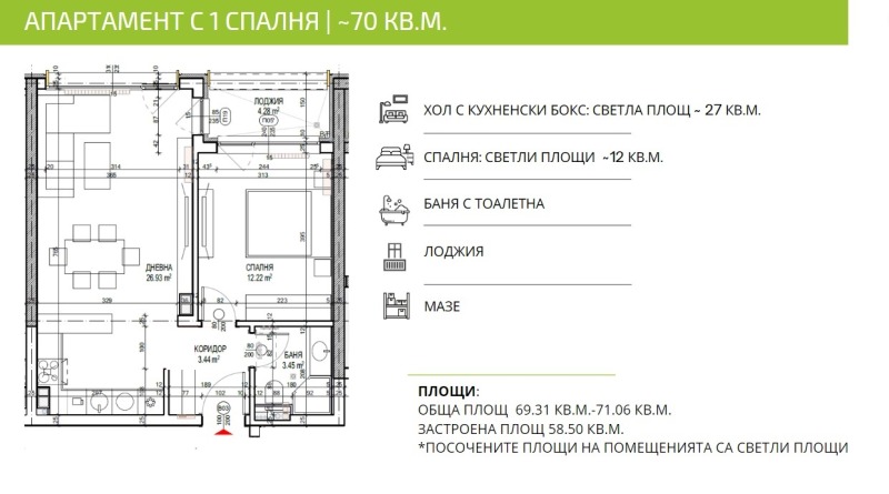 Продава 2-СТАЕН, гр. София, Люлин 2, снимка 3 - Aпартаменти - 47943538