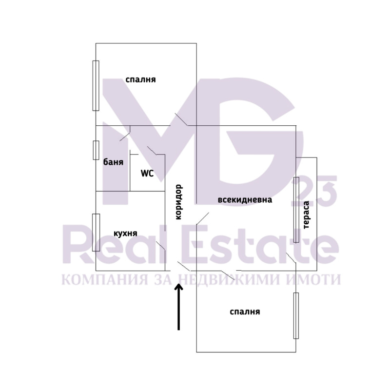 Продава 3-СТАЕН, гр. Пловдив, Христо Смирненски, снимка 1 - Aпартаменти - 48446128