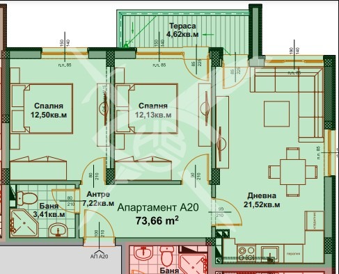 Продава 3-СТАЕН, гр. Айтос, област Бургас, снимка 2 - Aпартаменти - 48795264