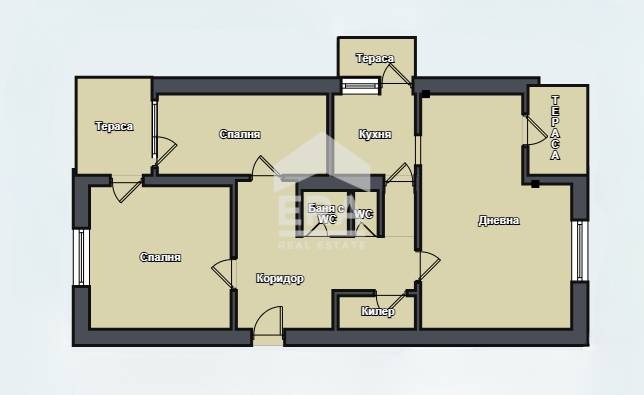In vendita  2 camere da letto Varna , Mladost 1 , 109 mq | 27422643 - Immagine [15]