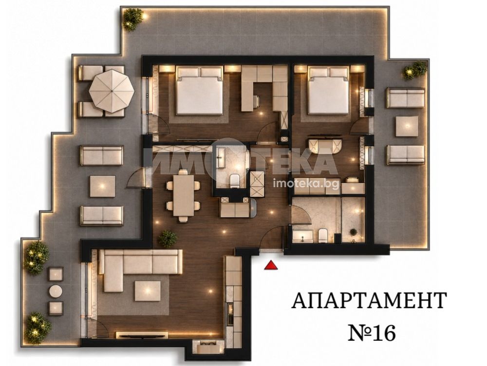 Продава 3-СТАЕН, гр. София, Горна баня, снимка 3 - Апартаменти - 54882500