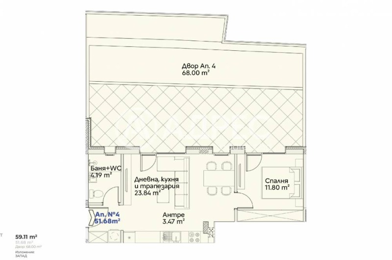 Продава 2-СТАЕН, гр. София, Манастирски ливади, снимка 3 - Апартаменти - 52748294