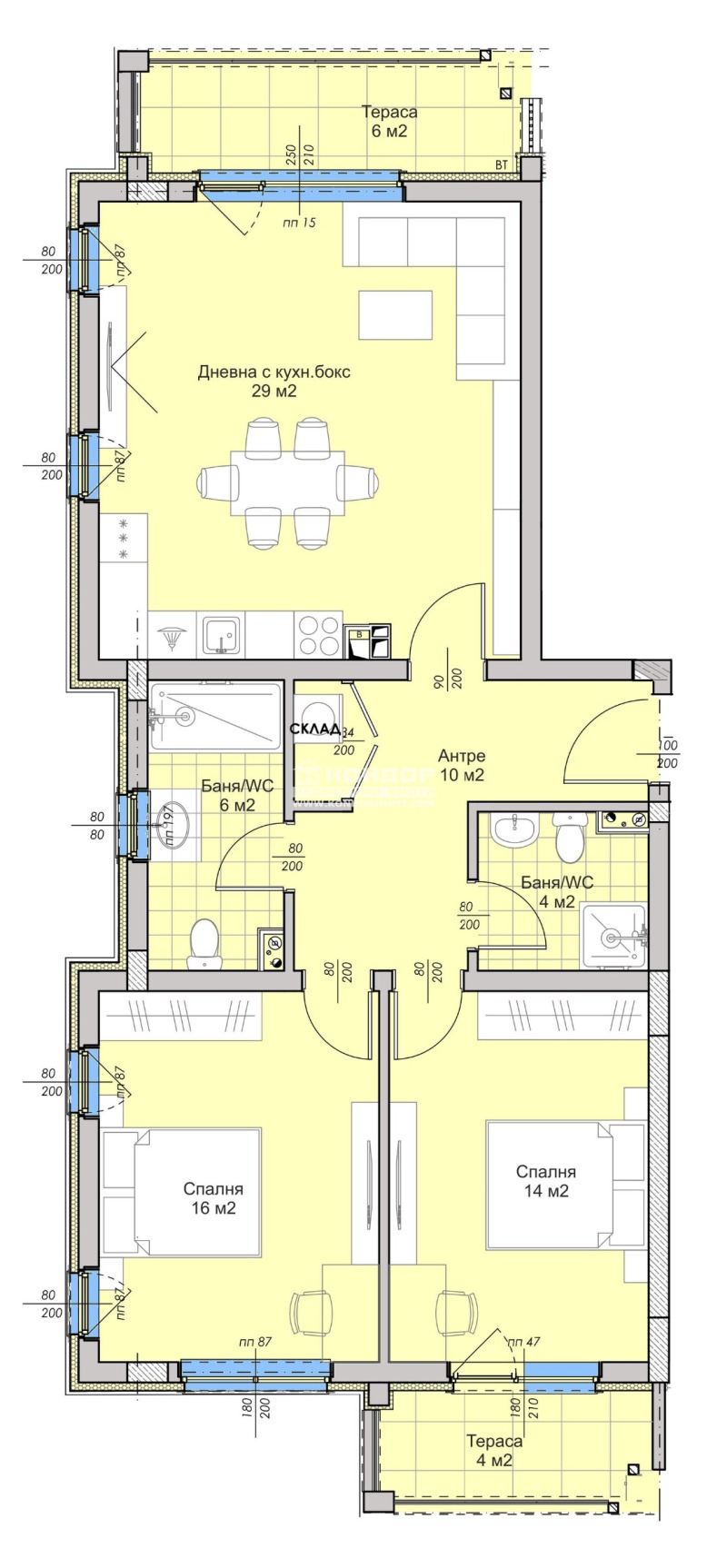 Te koop  2 slaapkamers Plovdiv , Ostromila , 125 m² | 93543049 - afbeelding [6]