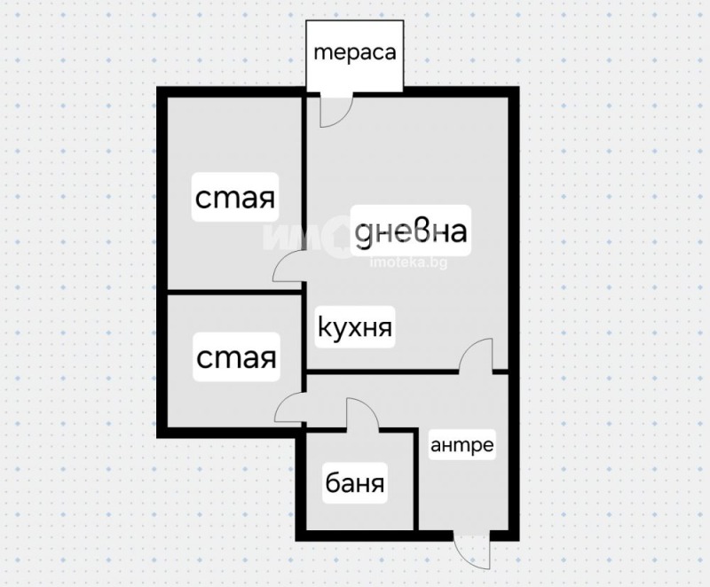 Продава 3-СТАЕН, гр. София, Център, снимка 3 - Aпартаменти - 47566059