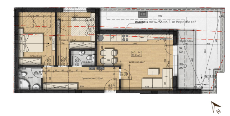 Продава 3-СТАЕН, гр. София, Студентски град