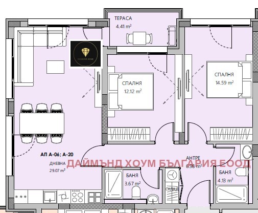 Til salg  2 soveværelser Plovdiv , Ostromila , 106 kvm | 85570749 - billede [3]