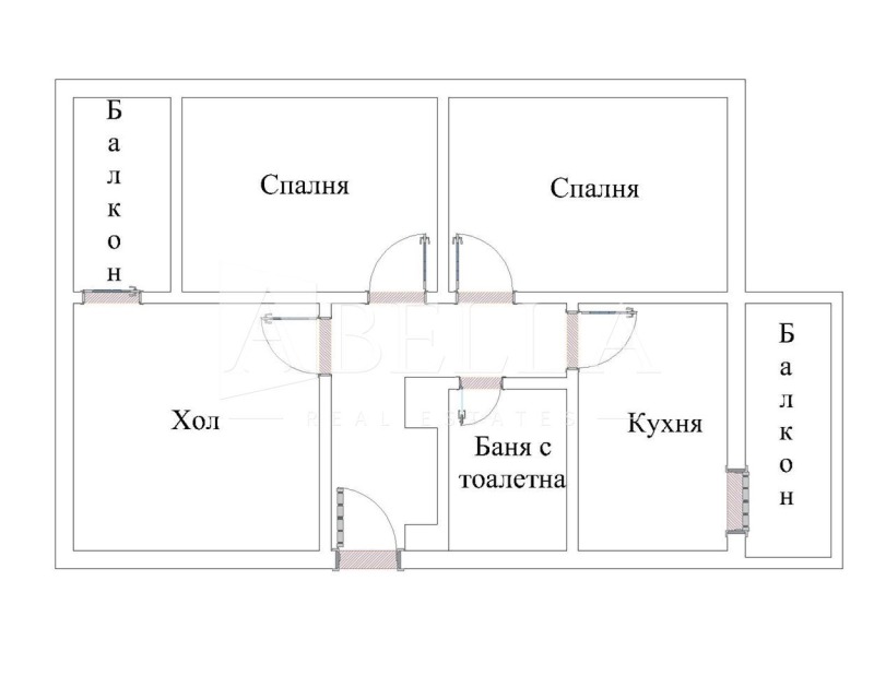 Satılık  2 yatak odası Sofia , Belite brezi , 87 metrekare | 45861892