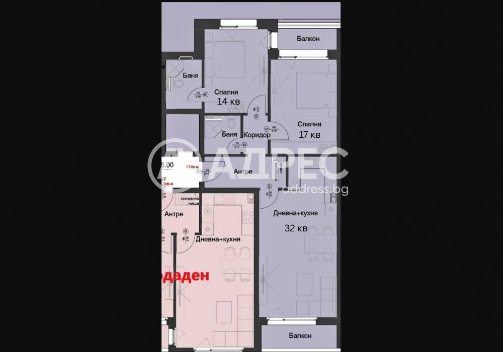 Продава 3-СТАЕН, гр. София, Витоша, снимка 3 - Апартаменти - 53863438