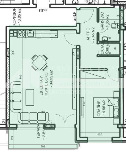 À vendre  1 chambre Plovdiv , Mladejki Halm , 90 m² | 45203343 - image [2]