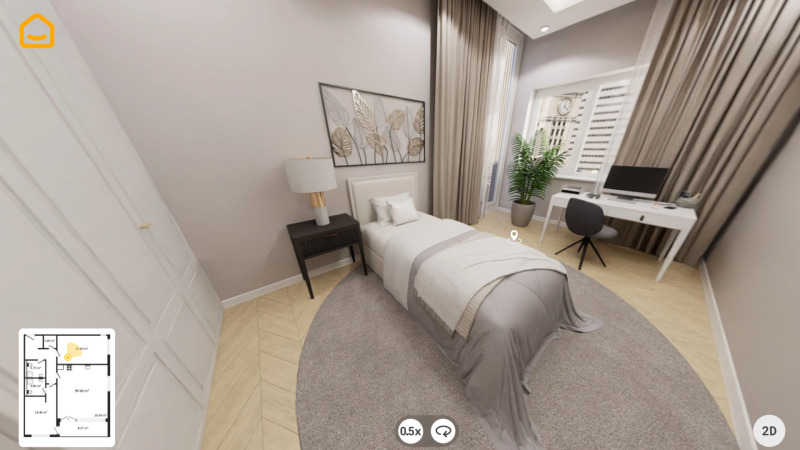 Na prodej  1 ložnice Varna , Kajsieva gradina , 58 m2 | 78986939 - obraz [2]