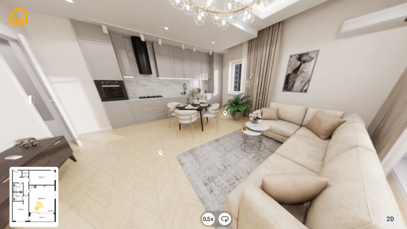 Na prodej  1 ložnice Varna , Kajsieva gradina , 58 m2 | 78986939