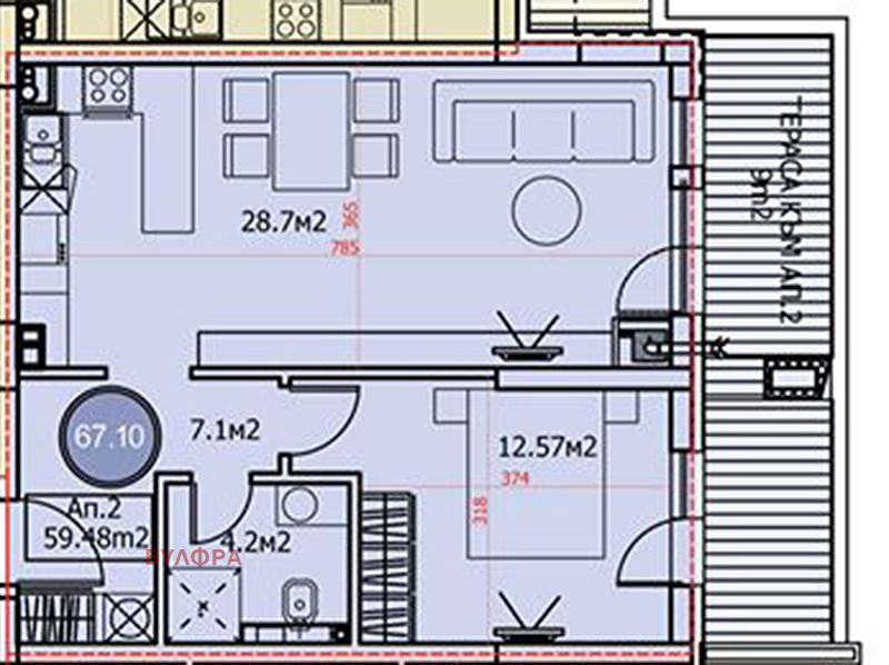 Продава 2-СТАЕН, гр. София, Драгалевци, снимка 14 - Апартаменти - 54291650
