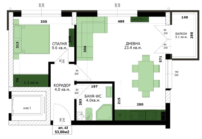 Продава  2-стаен град Варна , Кайсиева градина , 60 кв.м | 59283409 - изображение [2]