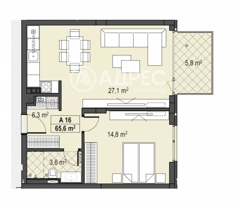 Продава 2-СТАЕН, гр. София, Бояна, снимка 3 - Апартаменти - 52454462