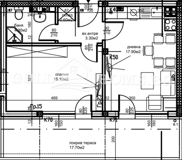 Продава 2-СТАЕН, гр. Пловдив, Остромила, снимка 2 - Апартаменти - 55188915