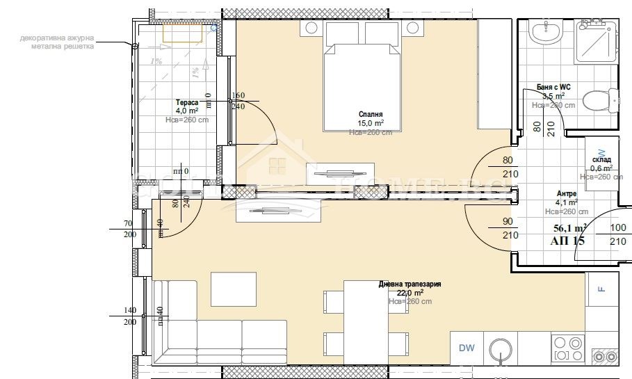 Продава 2-СТАЕН, гр. Пловдив, Христо Смирненски, снимка 2 - Апартаменти - 55393249