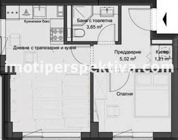Продава 2-СТАЕН, гр. Пловдив, Кючук Париж, снимка 11 - Апартаменти - 53426853