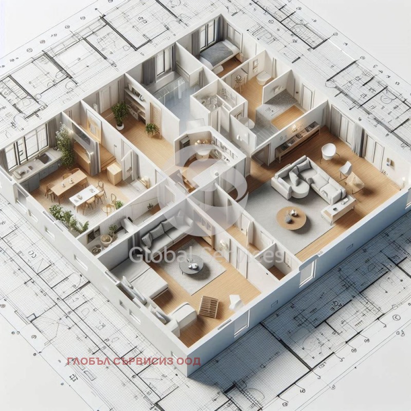 Продается  2 спальни София , Бояна , 120 кв.м | 73655897 - изображение [2]