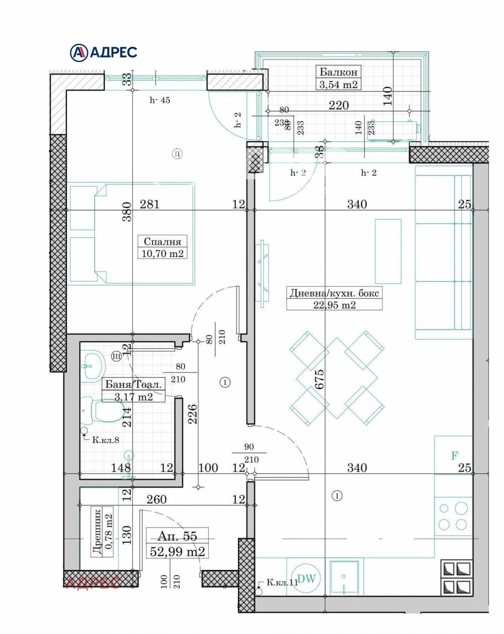 Продава 2-СТАЕН, гр. Варна, Левски 1, снимка 2 - Апартаменти - 55120779